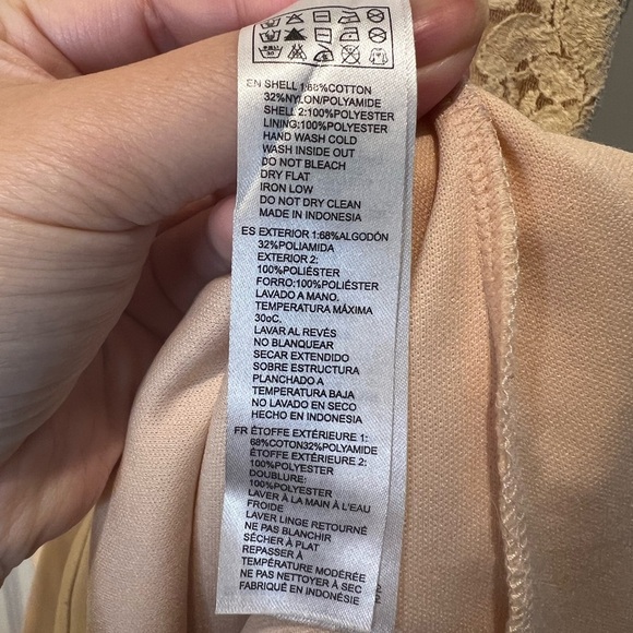 Forever 21 Womens Sleeveless Pastel Pink Floral Dress Size Medium - Picture 8 of 8